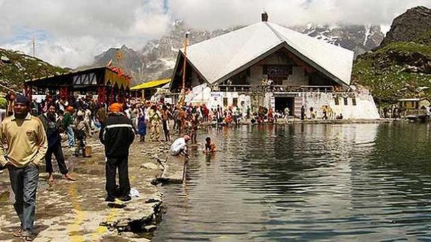 Hemkund Sahib in Chamoli district.(HT Photo)