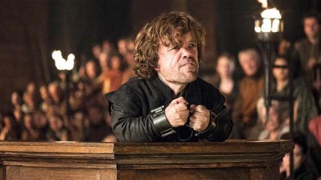 Tyrion Lannister will not die for the murder of Joffrey. He demands a trial by combat.