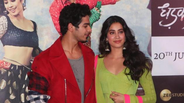 Ishaan Khatter is Shahid Kapoor’s half-brother and Janhvi Kapoor is the daughter of the late screen icon, Sridevi. Both will make their Bollywood debut with Dhadak. (Viral Bhayani)