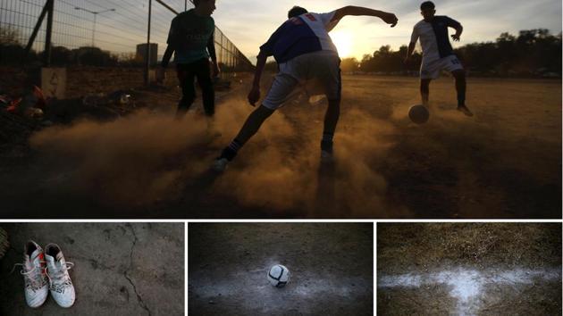 A player dribbles with the ball as another looks to defend during a match in Santiago, Chile. In its formalised and codified form, Britain is the cradle of modern football. The sportization of the game in schools and the impact of colonisation took it to Asia and Middle East and South America. (Ivan Alvarado / REUTERS)
