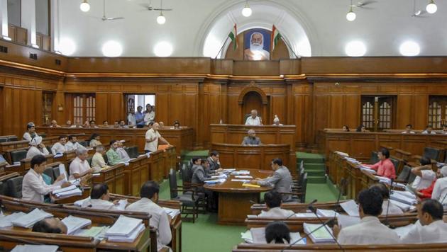 Deputy chief minister Manish Sisodia speaks during the Delhi Assembly special session, in New Delhi. (PTI File Photo) Deputy chief minister Manish Sisodia speaks during the Delhi Assembly special session, in New Delhi. (PTI File Photo)