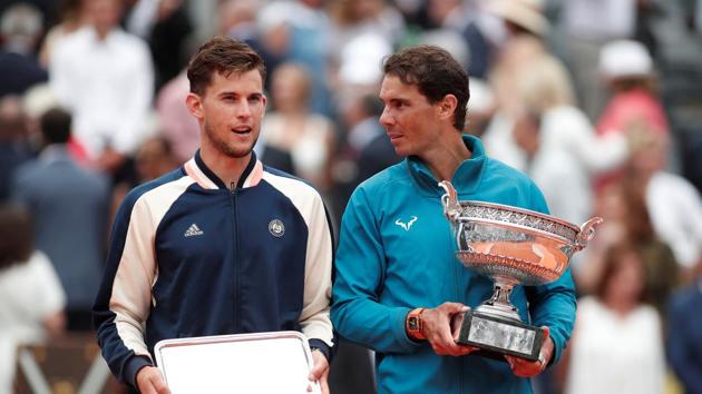 Nadal became only the second player in history to win a single Grand Slam 11 times, the first being Margaret Court who won the Australian Open 11 times. (REUTERS) Nadal became only the second player in history to win a single Grand Slam 11 times, the first being Margaret Court who won the Australian Open 11 times. (REUTERS)