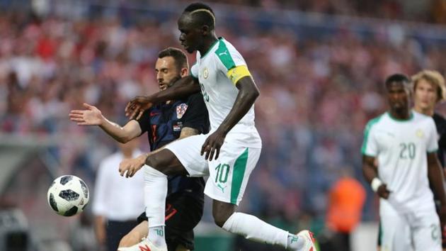 In a team of relative unknowns Sadio Mane (Green & White) is probably Senegal’s biggest hope at FIFA World Cup 2018.(REUTERS)
