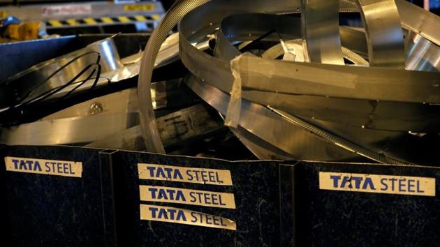 Waste metal is seen at Tata Steel's new robotic welding line at their Automotive Service Centre in Wednesfield, Britain,(Reuters File Photo) Waste metal is seen at Tata Steel's new robotic welding line at their Automotive Service Centre in Wednesfield, Britain,(Reuters File Photo)
