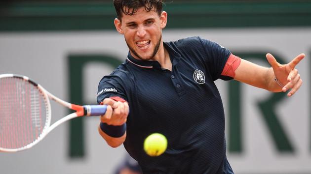 Thiem made several unforced errors and his serve was under immense pressure. (AFP) Thiem made several unforced errors and his serve was under immense pressure. (AFP)