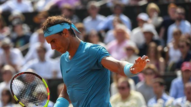 Nadal continued to punish Thiem as the Spaniard won the second set 6-3 and closed in on the title. (AFP) Nadal continued to punish Thiem as the Spaniard won the second set 6-3 and closed in on the title. (AFP)