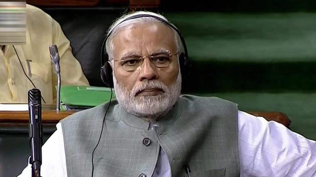 Prime Minister Narendra Modi attends the last day of the budget session of Lok Sabha at Parliament, in New Delhi. (PTI File Photo) Prime Minister Narendra Modi attends the last day of the budget session of Lok Sabha at Parliament, in New Delhi. (PTI File Photo)