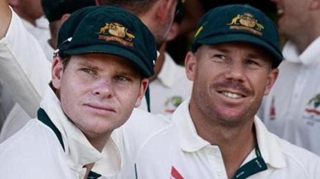 Steve Smith (L) and David Warner, banned for one-year for ball tampering, will play at the Global T20 Canada.(AFP)