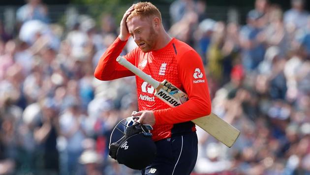 Despite Jonny Bairstow becoming the first England batsman to score ODI hundreds in three successive innings, England failed to chase down a target of 372 vs Scotland.(Action Images via Reuters)