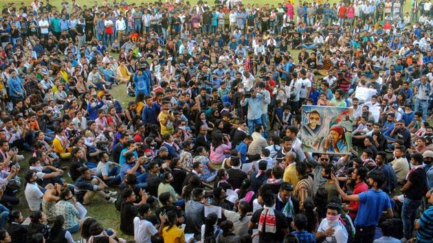 People stage a silent protest demanding justice for Abhijeet Nath and Nilotpal Das who were allegedly beaten to death by a mob in Karbi Anglong district in Guwahati. At least 40 people have been arrested across Assam so far for spreading rumours about child lifting gangs and hate messages on social media platforms in the aftermath of the brutal lynching of the two men in Karbi Anglong last week. (PTI File)