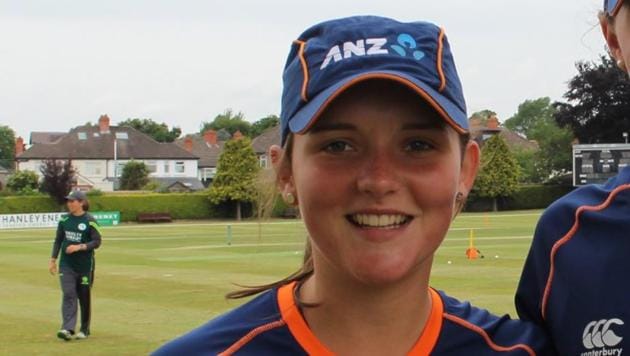 New Zealand’s Amelia Kerr broke Belinda Clark’s 21-year-old record for the highest score in women’s ODI.(Twitter)