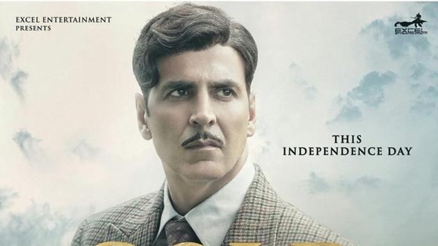 Akshhay Kumar on a new poster of Gold. Akshhay Kumar on a new poster of Gold.