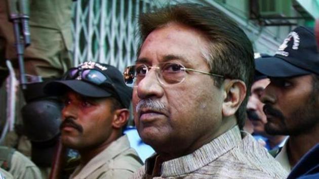 Former president and military ruler of Pakistan Pervez Musharraf at an anti-terrorism court in Islamabad. (AP File Photo) Former president and military ruler of Pakistan Pervez Musharraf at an anti-terrorism court in Islamabad. (AP File Photo)