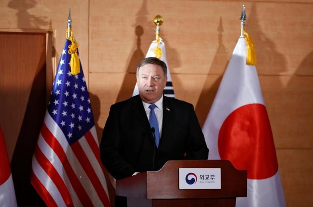 US secretary of state Mike Pompeo beginning on July 5 from Pyongyang, will also travel to Tokyo, Hanoi, Abu Dhabi and Brussels, his spokesperson said on Monday.(REUTERS Photo) US secretary of state Mike Pompeo beginning on July 5 from Pyongyang, will also travel to Tokyo, Hanoi, Abu Dhabi and Brussels, his spokesperson said on Monday.(REUTERS Photo)