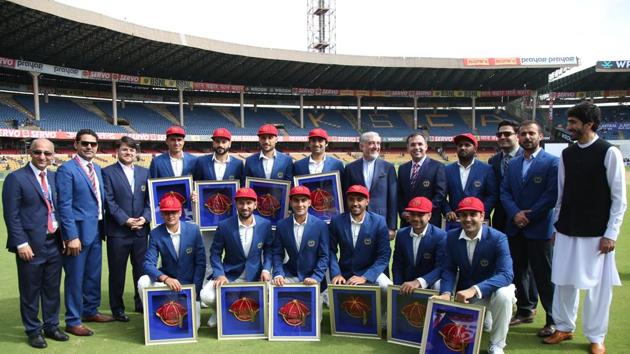 Afghanistan players enjoyed in the festive atmosphere as the spotlight was firmly on them. (BCCI) 