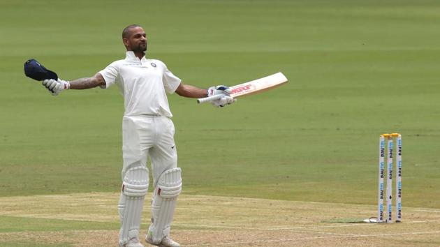 Shikhar Dhawan and Murali Vijay’s centuries helped India reach a strong position in the one-off Test against Afghanistan at the M Chinnaswamy stadium in Bangalore. (BCCI)