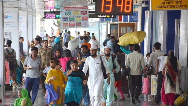 Officials said the railway board is in the process of deciding if NGOs and other civil society groups can be engaged to man stations and trains.(HT/Photo for representation) Officials said the railway board is in the process of deciding if NGOs and other civil society groups can be engaged to man stations and trains.(HT/Photo for representation)