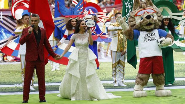 The ceremony had the crowd erupt in joy. (AP) The ceremony had the crowd erupt in joy. (AP)