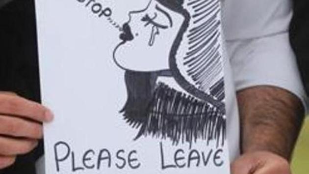 People hold placards during a protest calling for justice in the rape and murder case of an eight-year-old girl in Kathua, at Srinagar. (Waseem Andrabi/HT File Photo) People hold placards during a protest calling for justice in the rape and murder case of an eight-year-old girl in Kathua, at Srinagar. (Waseem Andrabi/HT File Photo)