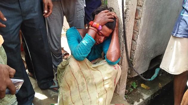 The man who was beaten up by an angry mob in Malda’s English Bazar area. (HT Photo) The man who was beaten up by an angry mob in Malda’s English Bazar area. (HT Photo)