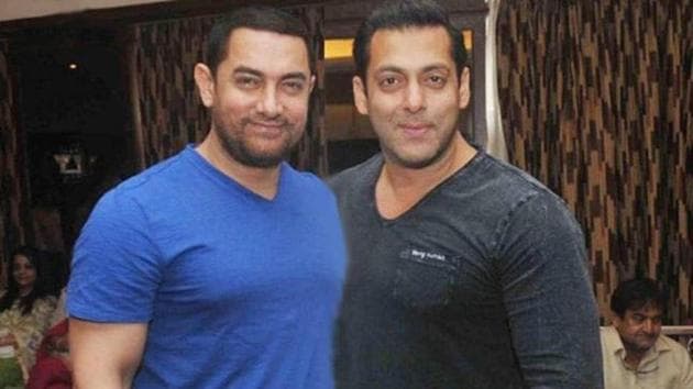 Love you personally and professionally, says Aamir Khan to Salman Khan | Bollywood - Hindustan Times