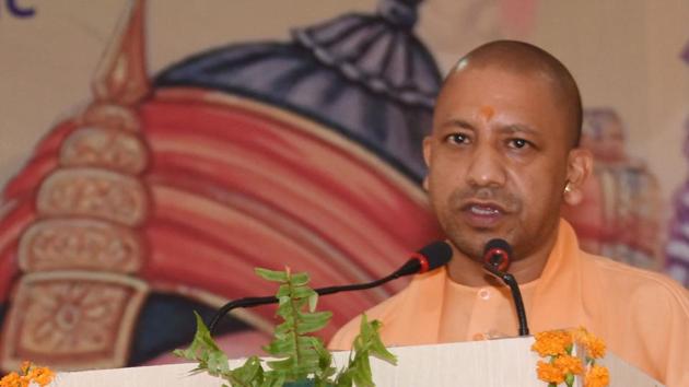 Adityanath’s statement, made after unveiling a special issue of a fortnightly magazine, at a function was endorsement of growing chorus from top BJP leaders about historians not doing justice to Maharana Pratap.(HT Photo)