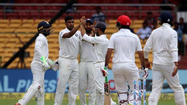 Once the top-order was blown away by Umesh and Ishant, Ashwin and Ravindra Jadeja made short work of the middle and lower-order. (BCCI ) Once the top-order was blown away by Umesh and Ishant, Ashwin and Ravindra Jadeja made short work of the middle and lower-order. (BCCI )