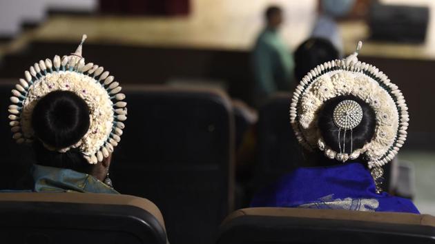 According to a university official, the students are competing for around 900 seats available this year. However, competition will be restricted between applicants also vying for a seat under the same activity. (Arvind Yadav / HT Photo) According to a university official, the students are competing for around 900 seats available this year. However, competition will be restricted between applicants also vying for a seat under the same activity. (Arvind Yadav / HT Photo)