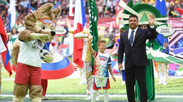 Natalia Vodianova's Special Thank You at 2018 FIFA World Cup Opening