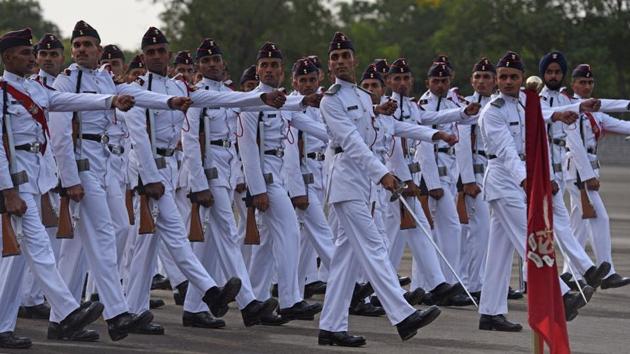 NDA result 2018: Cadets during passing out parade at National Defence Academy (NDA) in Pune on May 30, 2018.(Pratham Gokhale/HT file) NDA result 2018: Cadets during passing out parade at National Defence Academy (NDA) in Pune on May 30, 2018.(Pratham Gokhale/HT file)