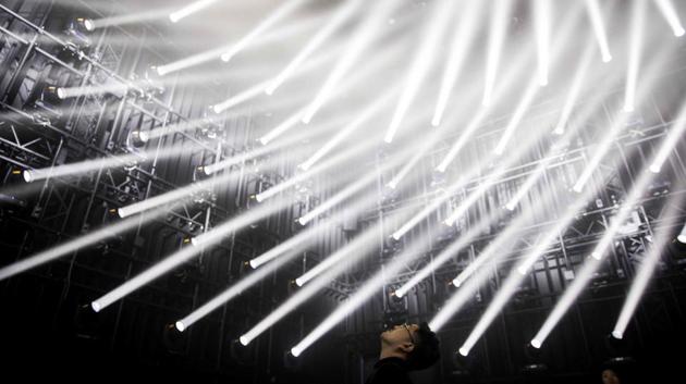 A man watches the lights in a digital installation room at the Mori Building Digital Art Museum in Tokyo, Japan. (Behrouz Mehri / AFP) A man watches the lights in a digital installation room at the Mori Building Digital Art Museum in Tokyo, Japan. (Behrouz Mehri / AFP)
