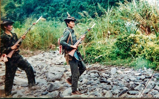 ULFA cadre in Assam in a photo dated 20 September, 1991. (HT Photo)