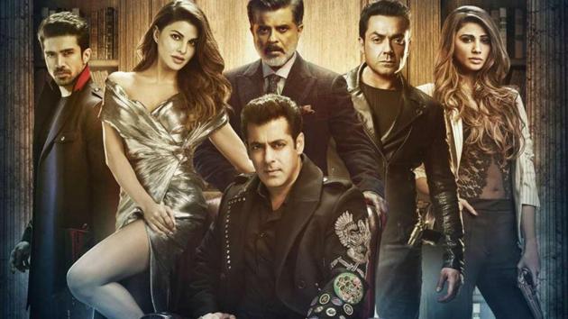 Race 3 stars Salman Khan, Bobby Deol, Jacqueline Fernandez, Anil Kapoor, Saqib Saleem and Daisy Shah.