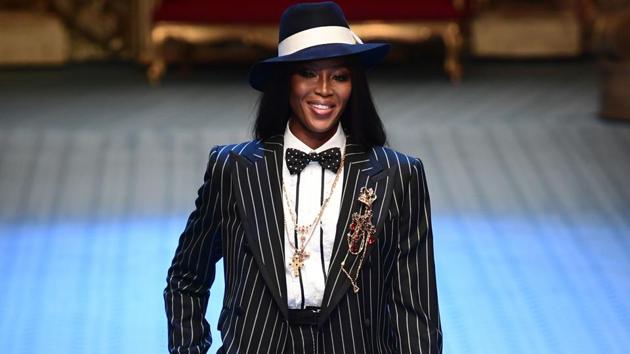 Naomi Campbell Unveils FIFA World Cup Trophy Ahead of Final