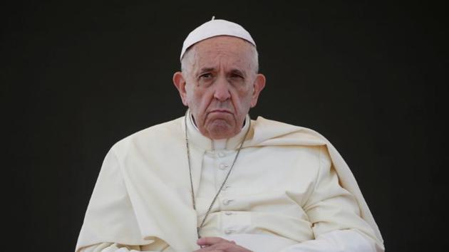 Pope Francis looks on during his pastoral visit in Alessano, southern Italy on April 20.(Reuters) Pope Francis looks on during his pastoral visit in Alessano, southern Italy on April 20.(Reuters)