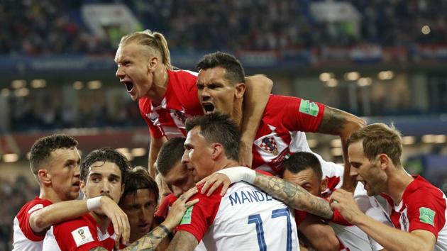 Croatia went on top of Group D with a magnificent 2-0 win over Nigeria while Denmark also started off well with a win over Peru. (AP)