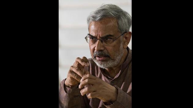 Kartikeya Sarabhai is the longest-serving trustee of Gandhi Ashram Memorial Trust. According to him the trust was formed in 1951 with three major objectives – to preserve the physical buildings, Gandhi’s residence; to collect and preserve his writings; and a third, very critical part, was communication – how the modern generation learns about Gandhi. (Aalok Soni / HT Photo)