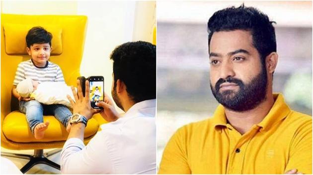 Jr NTR took to Instagram to share the first picture of his newborn baby boy. Jr NTR took to Instagram to share the first picture of his newborn baby boy.