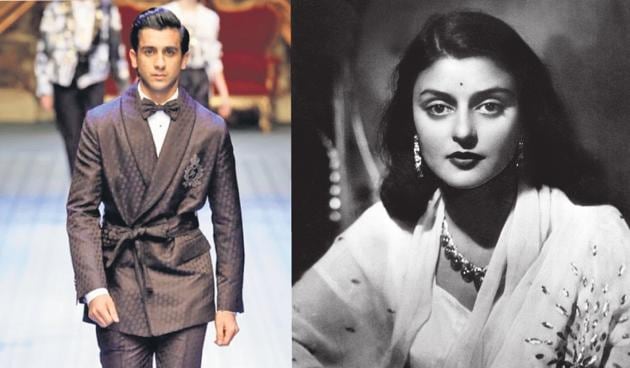 Padmanabh Singh and Gayatri Devi. Padmanabh Singh and Gayatri Devi.
