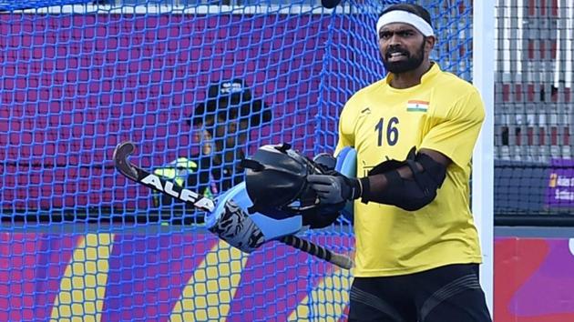 PR Sreejesh says the upcoming FIH Champions Trophy could provide a reality check ahead of the season-ending World Cup. (PTI) PR Sreejesh says the upcoming FIH Champions Trophy could provide a reality check ahead of the season-ending World Cup. (PTI)