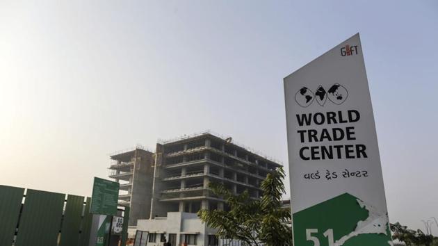 The under-construction World Trade Center site stands in Gujarat International Finance Tec-City (GIFT City), Gujarat, India, on Monday, Jan. 9, 2017. (Dhiraj Singh/Bloomberg) The under-construction World Trade Center site stands in Gujarat International Finance Tec-City (GIFT City), Gujarat, India, on Monday, Jan. 9, 2017. (Dhiraj Singh/Bloomberg)