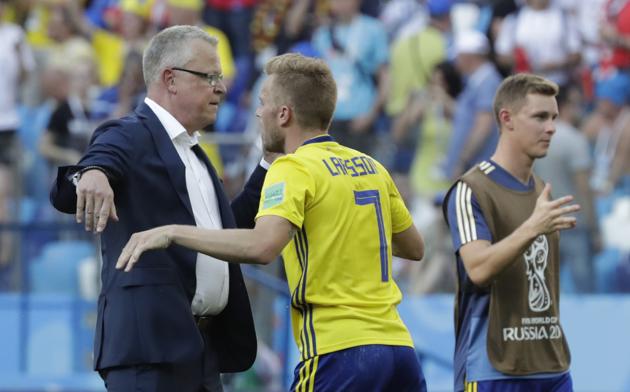 Sweden will next face Germany on June 23. (AP)