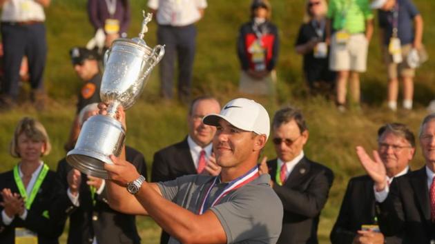 Brooks Koepka became the first player to successfully defend the US Open title in 30 years as he won the 2018 title by one stroke.(Brad Penner-USA TODAY Sports)