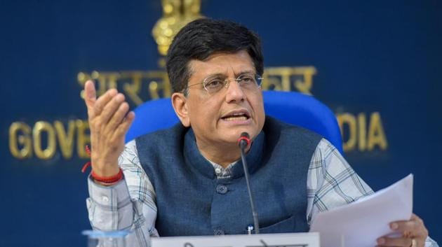 Interim finance minister, Piyush Goyal at a press briefing in New Delhi. (PTI Photo) Interim finance minister, Piyush Goyal at a press briefing in New Delhi. (PTI Photo)
