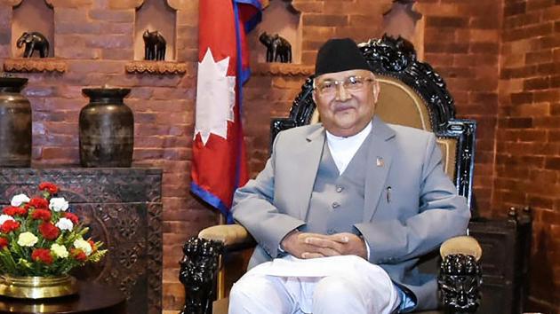 Nepal Prime Minister KP Sharma Oli at a delegation level meeting in Kathmandu in May 2018. (PTI) Nepal Prime Minister KP Sharma Oli at a delegation level meeting in Kathmandu in May 2018. (PTI)