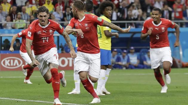 Zuber’s equaliser had the fans on their feet. (AP)