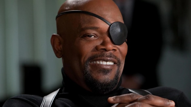 Samuel L Jackson plays Nick Fury in the Marvel films.