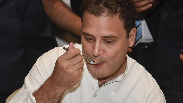 Congress president Rahul Gandhi had uploaded a video of Dalit boys being stripped and beaten on Twitter.(PTI/File Photo) Congress president Rahul Gandhi had uploaded a video of Dalit boys being stripped and beaten on Twitter.(PTI/File Photo)