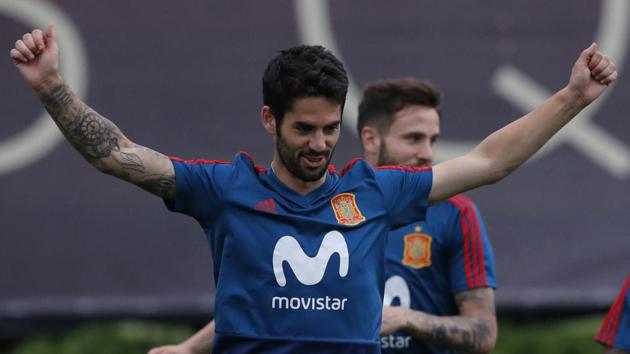 Spain's Isco says that the FIFA World Cup 2018 match with Iran will shape team’s destiny. (AP) Spain's Isco says that the FIFA World Cup 2018 match with Iran will shape team’s destiny. (AP)