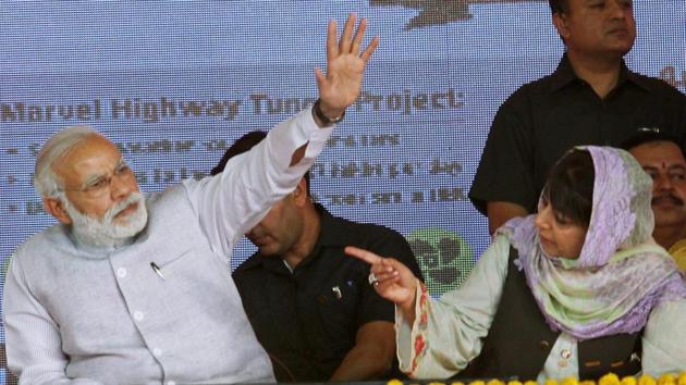 Mehbooba Mufti resigned as Jammu and Kashmir’s chief minister on Tuesday after the Bharatiya Janata Party (BJP) ended its alliance with her People’s Democratic Party (PDP), potentially pushing the state towards Governor’s rule. The BJP’s decision came after the central government announced on Sunday it was discontinuing the suspension of military operations in Jammu and Kashmir as the month of Ramzan was over. (PTI File)